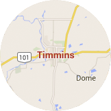 Map Timmins