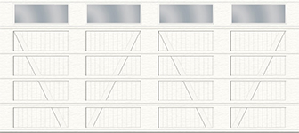 V Layout, Plank Base - 4 bays